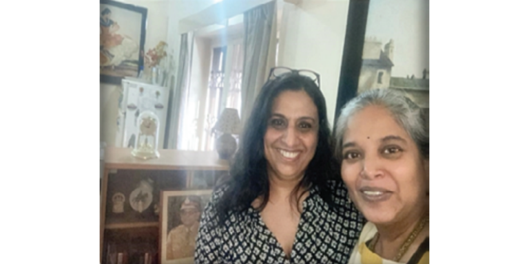 Rashmi Oberoi (left) with Vani