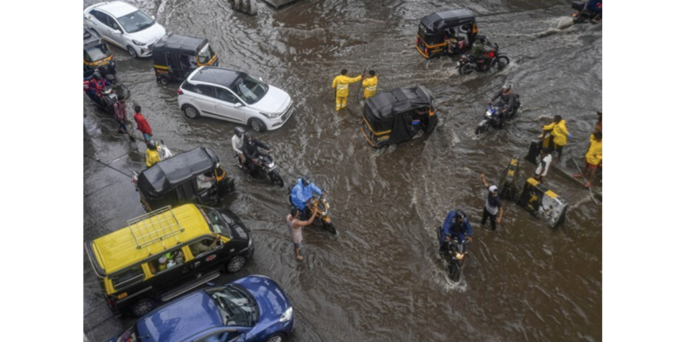 Cars floating, roads waterlogged as heavy rainfall lashes Mumbai city